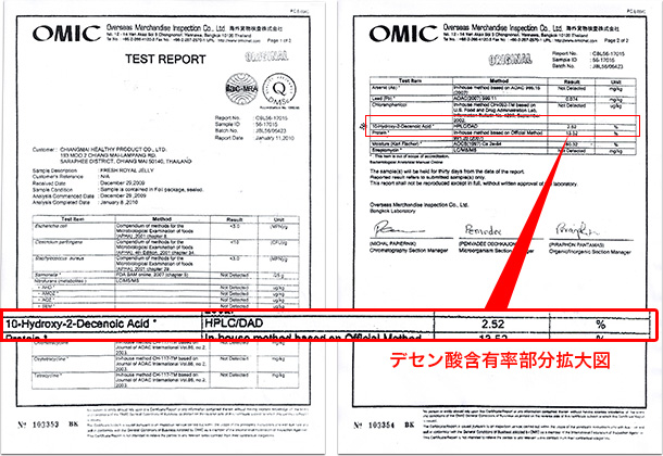 デセン酸含有量2.52%